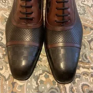 Mezlan | Shoes | New Mezlan Checkerboard Leather Oxfords  display picture 1